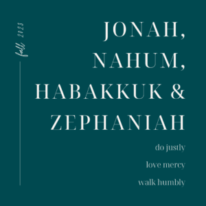 Jonah, Nahum, Habakkuk & Zephaniah – Who are these Guys? | Anna Dabbs